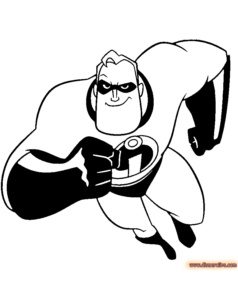 776x992 Incredibles Coloring Pages Inspirational The Incredibles Coloring