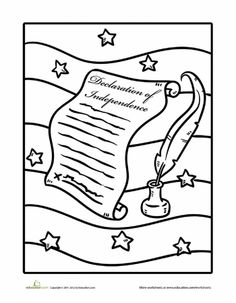 236x303 Declaration Of Independence And Other Coloring Pages