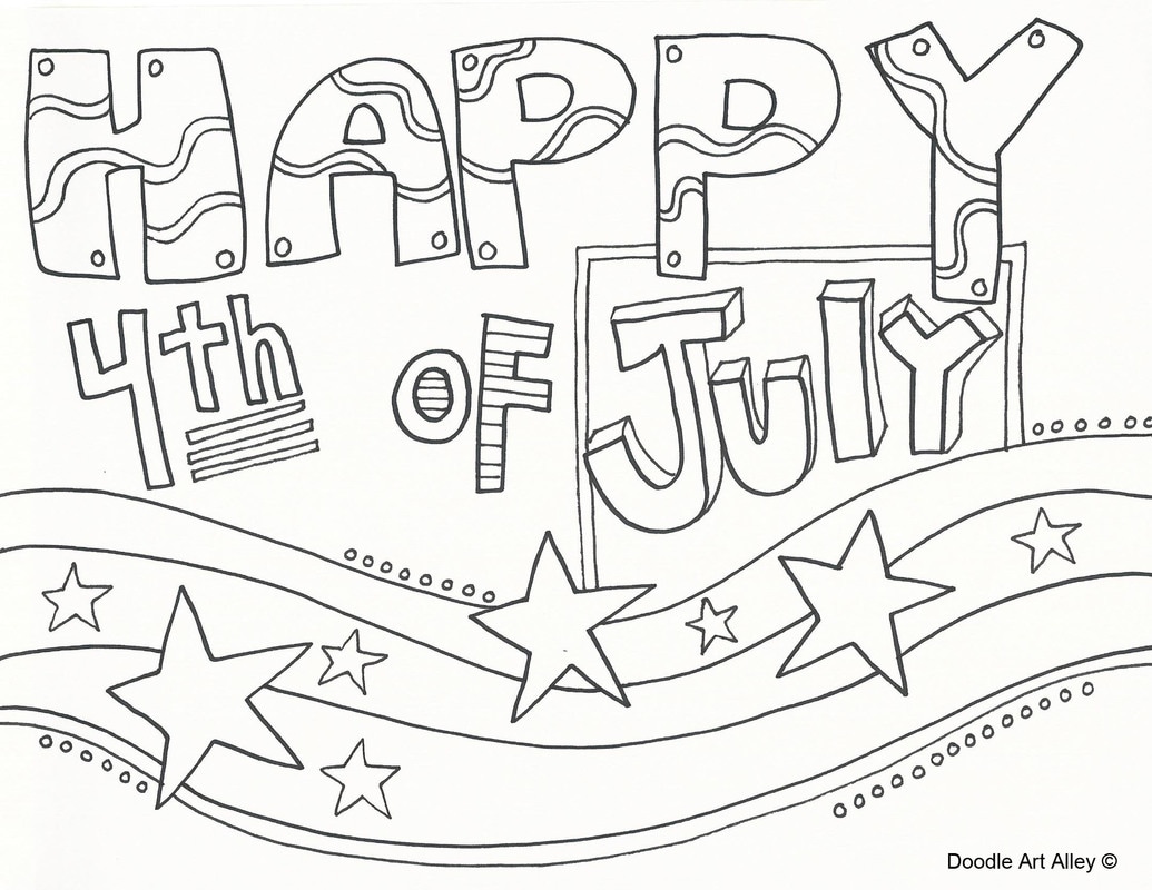 1035x800 Independence Day Coloring Pages
