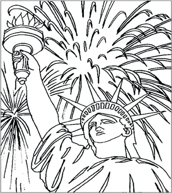 570x640 Independence Day Coloring Sheets Independence Day Coloring Pages