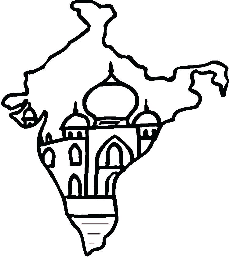 750x844 India Coloring Page Coloring Pages Great Coloring Pages For Kids