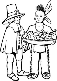 236x334 Thanksgiving Coloring Pages Native American Indian Coloring Pages