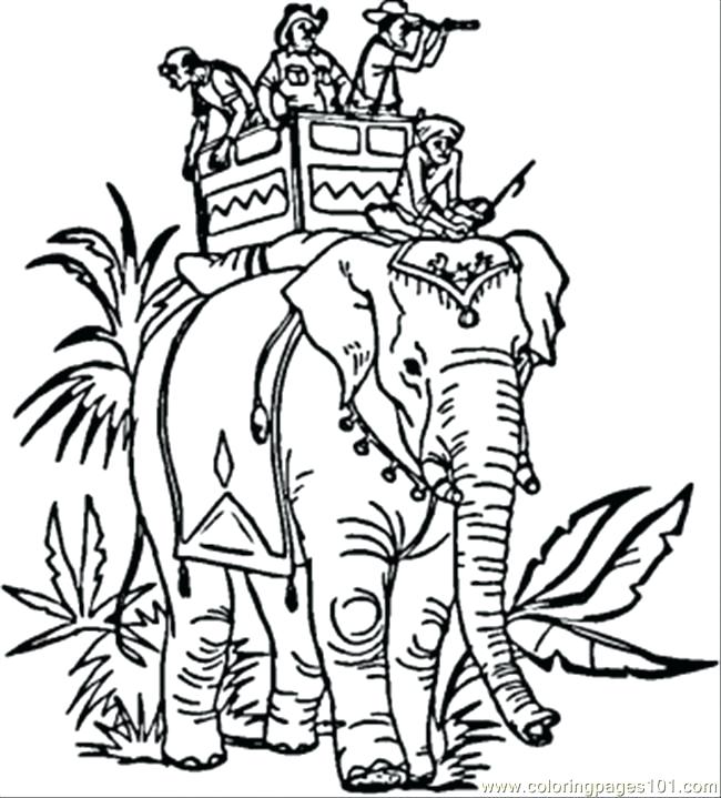 650x719 Indian Coloring Pages Full Size Of Coloring Coloring Page Elephant