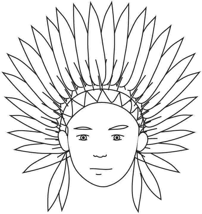 679x718 Printable Indian Coloring Pages Az Coloring Pages Thanksgiving
