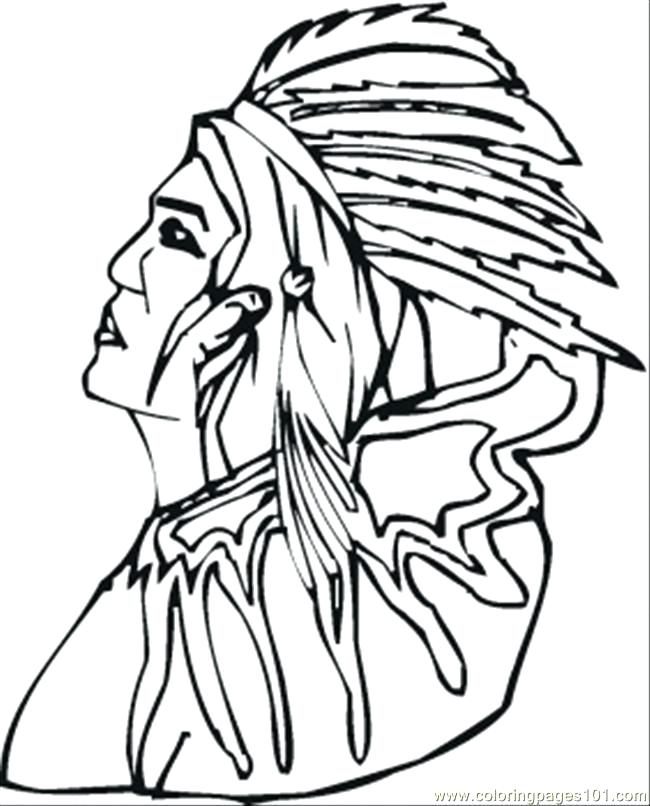 650x806 Indian Coloring Pages Old Red Coloring Page Indian Coloring Sheets