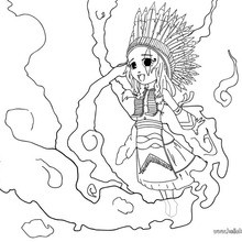 220x220 Indian Horse Coloring Pages