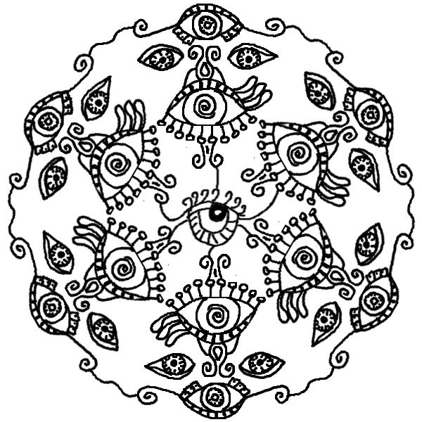 600x600 Mandala Coloring Pages Indian Mandala Coloring Pages Kids