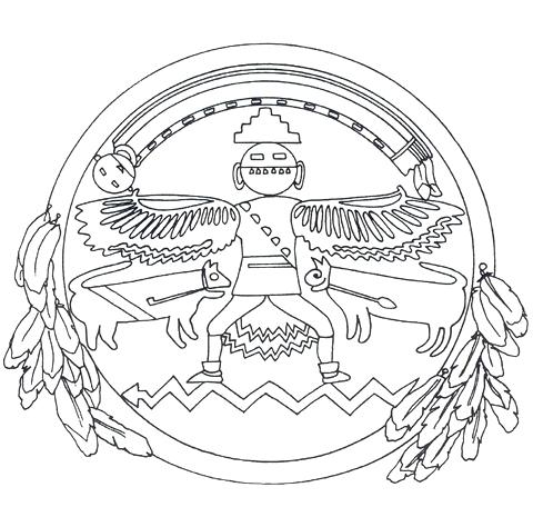 480x474 Native American Coloring Book Click To See Printable Version