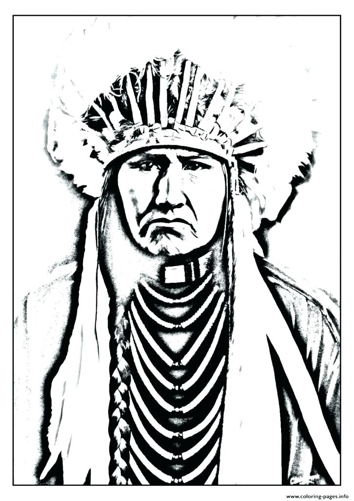 724x1024 Free Native American Indian Coloring Pages
