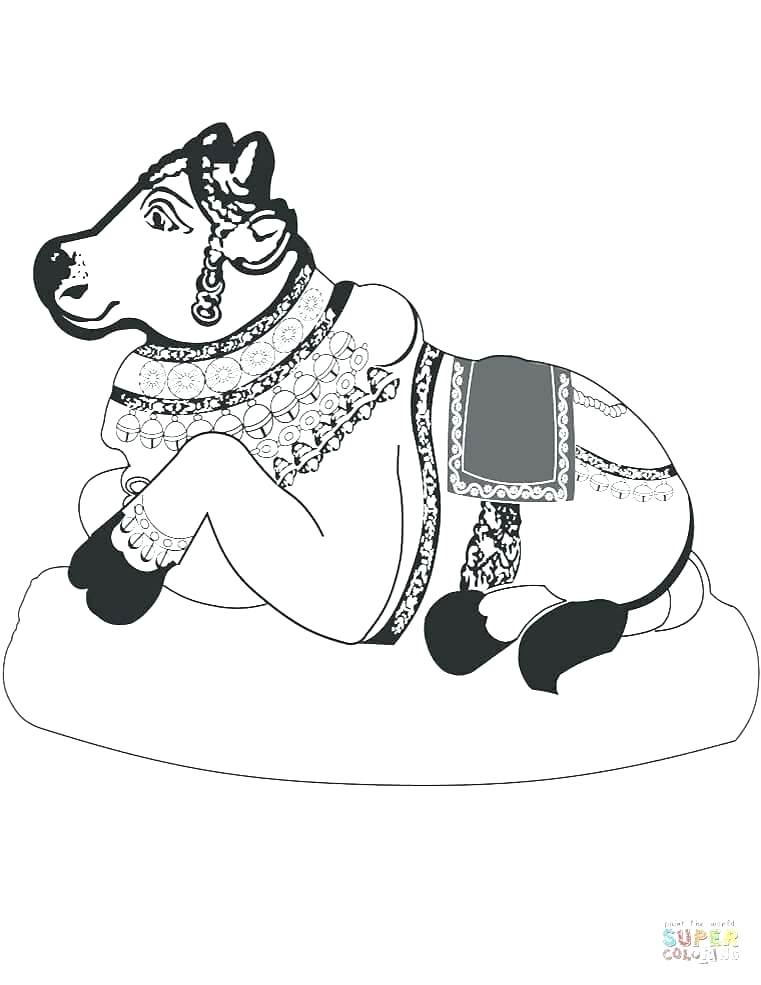 761x985 Indian Coloring Page