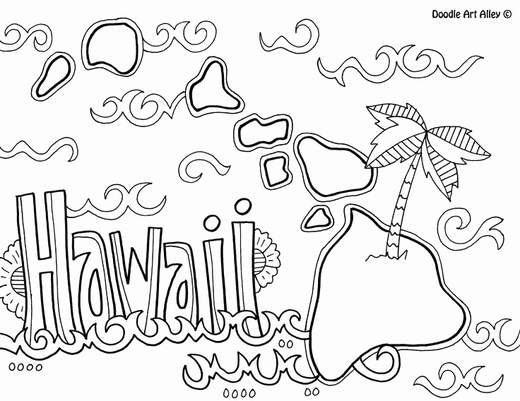 736x568 Hawaii State Tree Coloring Page Photograph Indiana State Tree