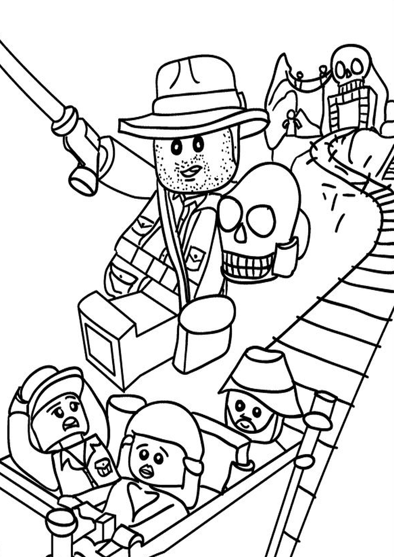794x1123 Indiana Jones Coloring Pages