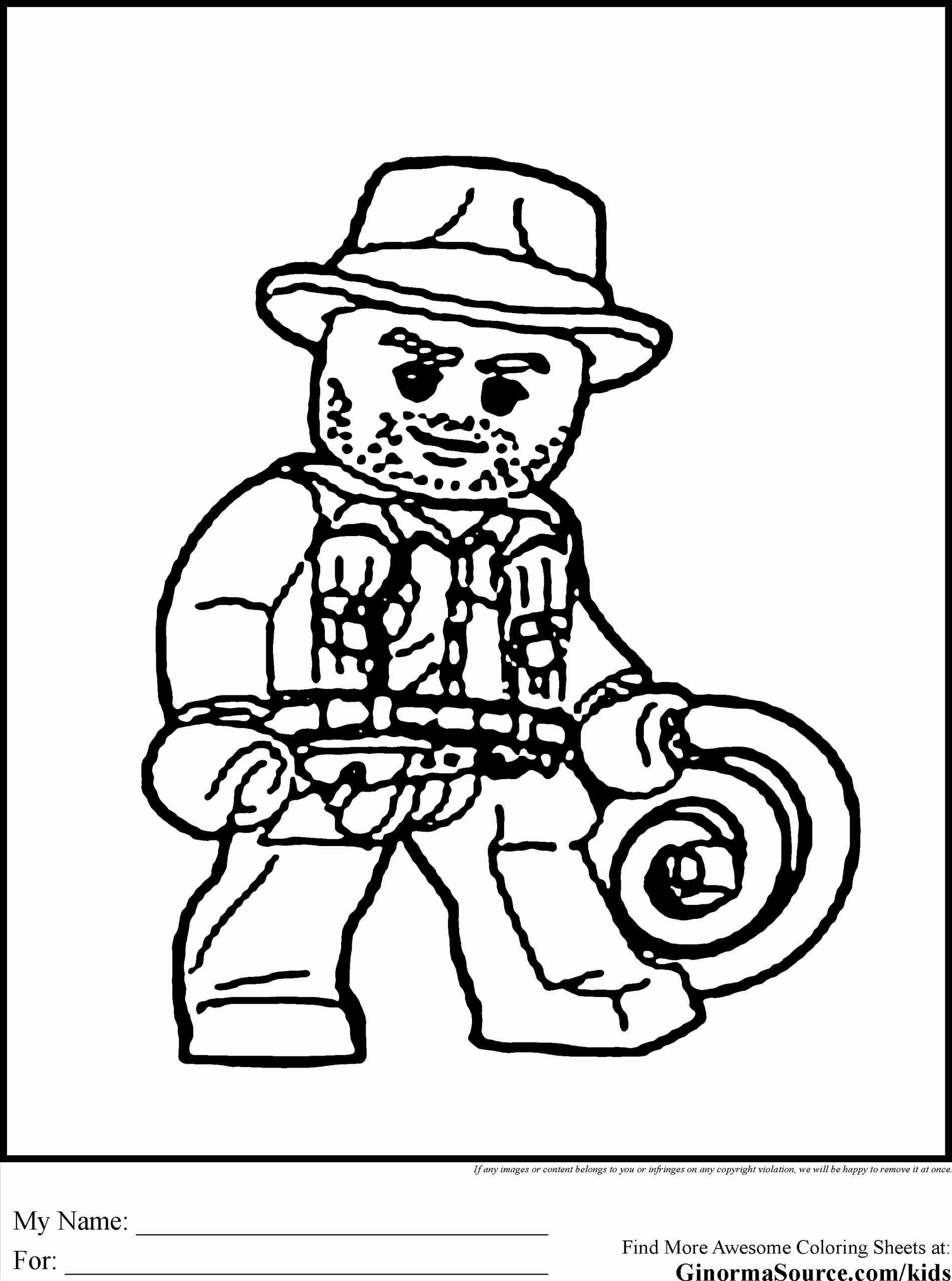 1900x2557 Page Jones Coloring Pages To Print For Kids Lego Printable Home