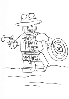 236x340 Lego Coloring Pages Lego Indiana Jones Coloring Page Cartoon Jr