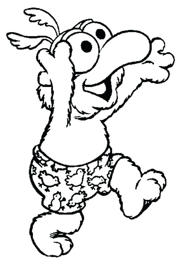 600x878 Muppet Coloring Pages Babies Coloring Pages Babies Swimming