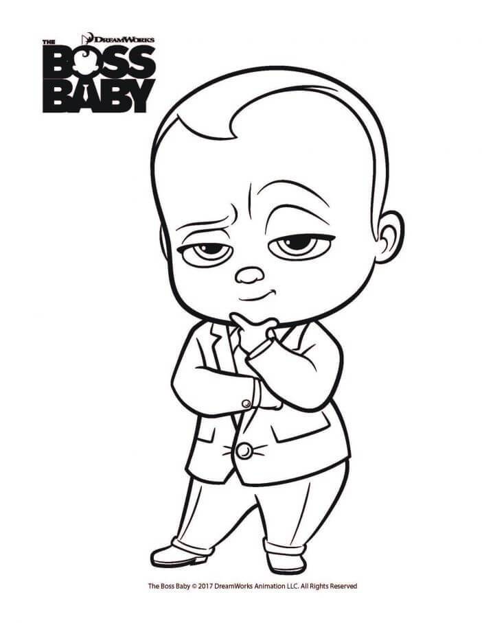 702x908 Top The Boss Baby Coloring Pages