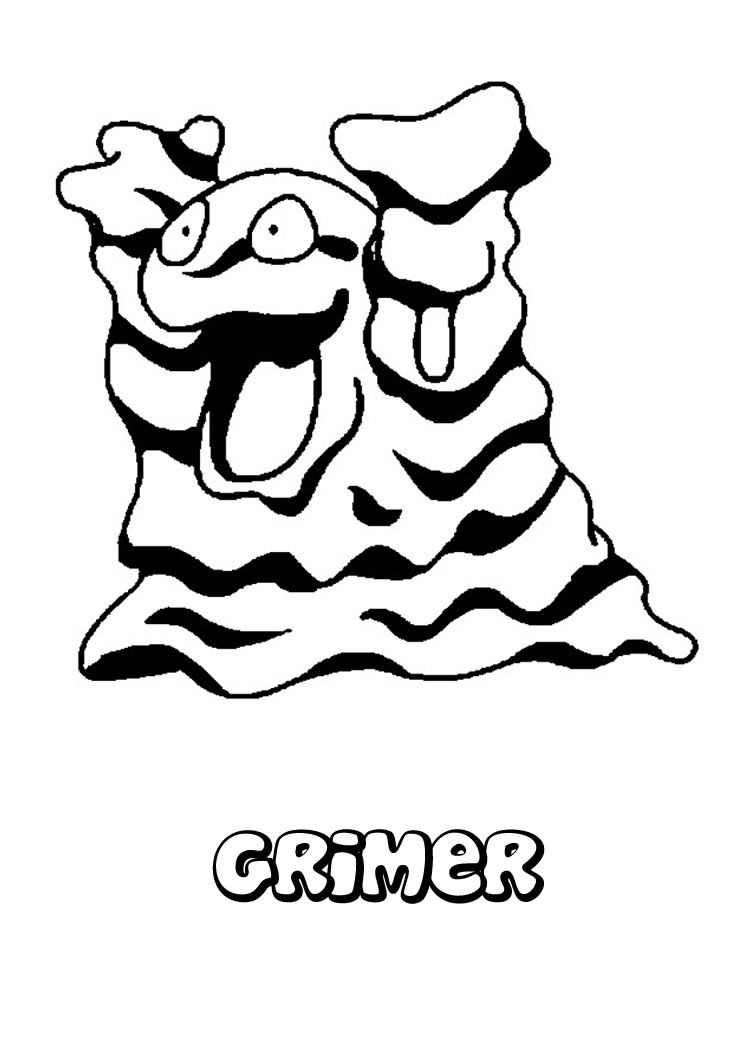 749x1060 Grimer Pokemon Coloring Page Patterns Pokemon