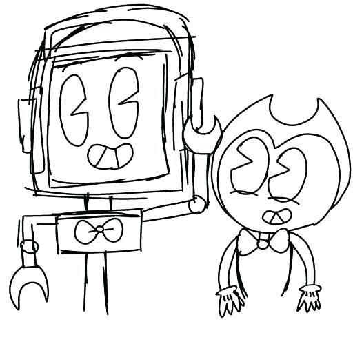 512x512 Best Of Bendy And The Ink Machine Coloring Pages Printable Or This