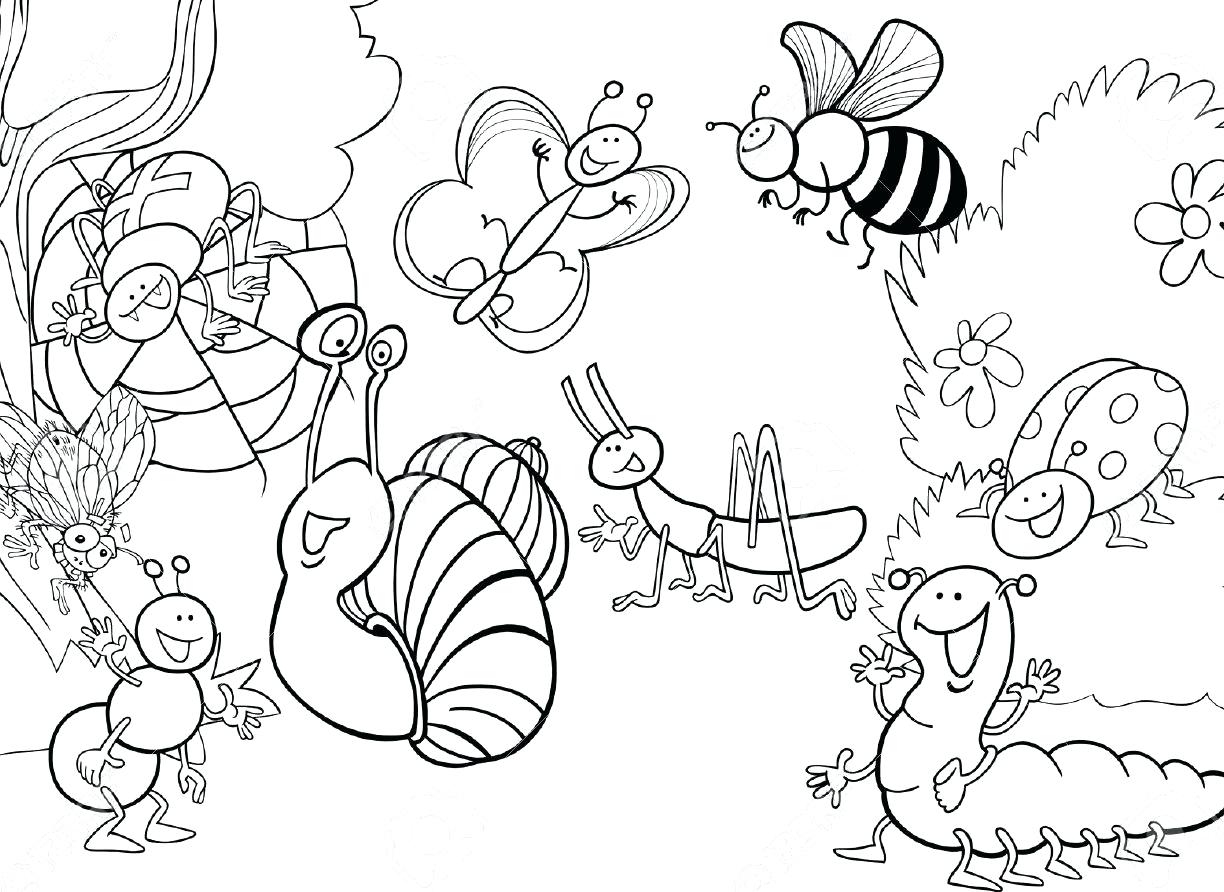 1224x892 Coloring Pages Bug Coloring Pages Free I For Insects Insect
