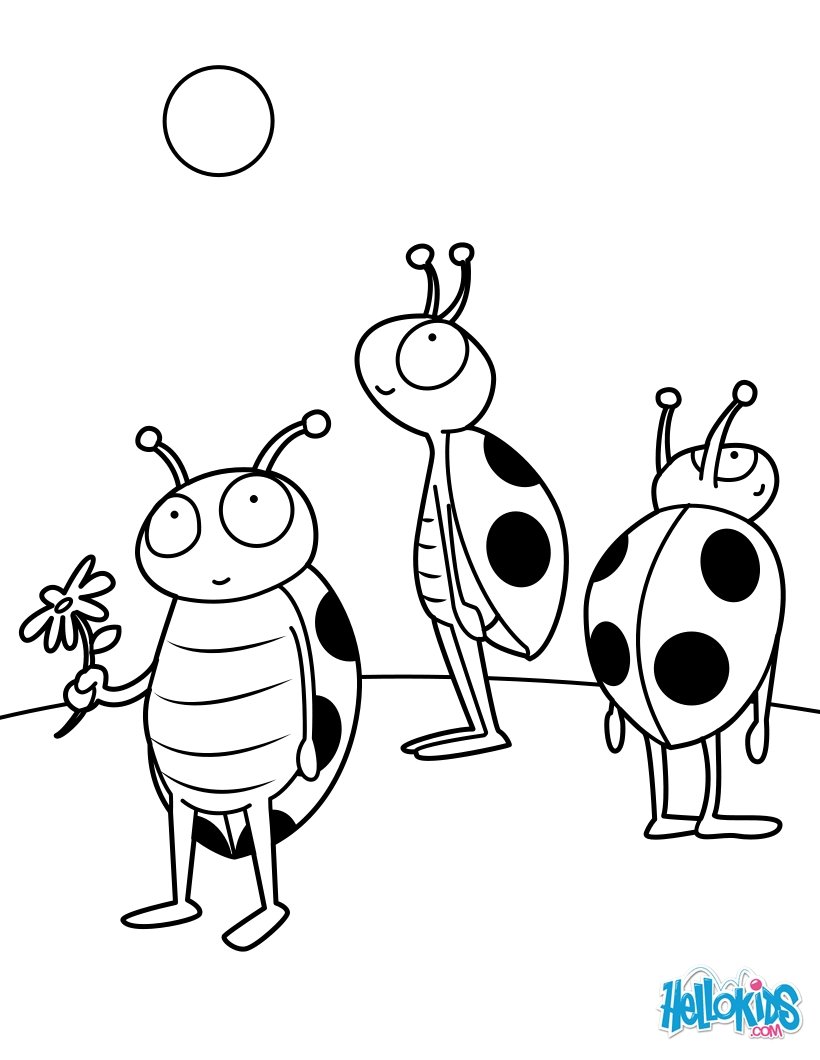 820x1060 Coloring For Kids Beetle Pages Insects Preschoolers Beetlejuice