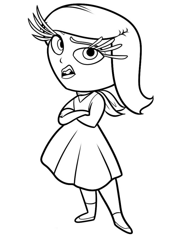 700x918 Inside Out Coloring Pages Colorear, Disney Y Caras
