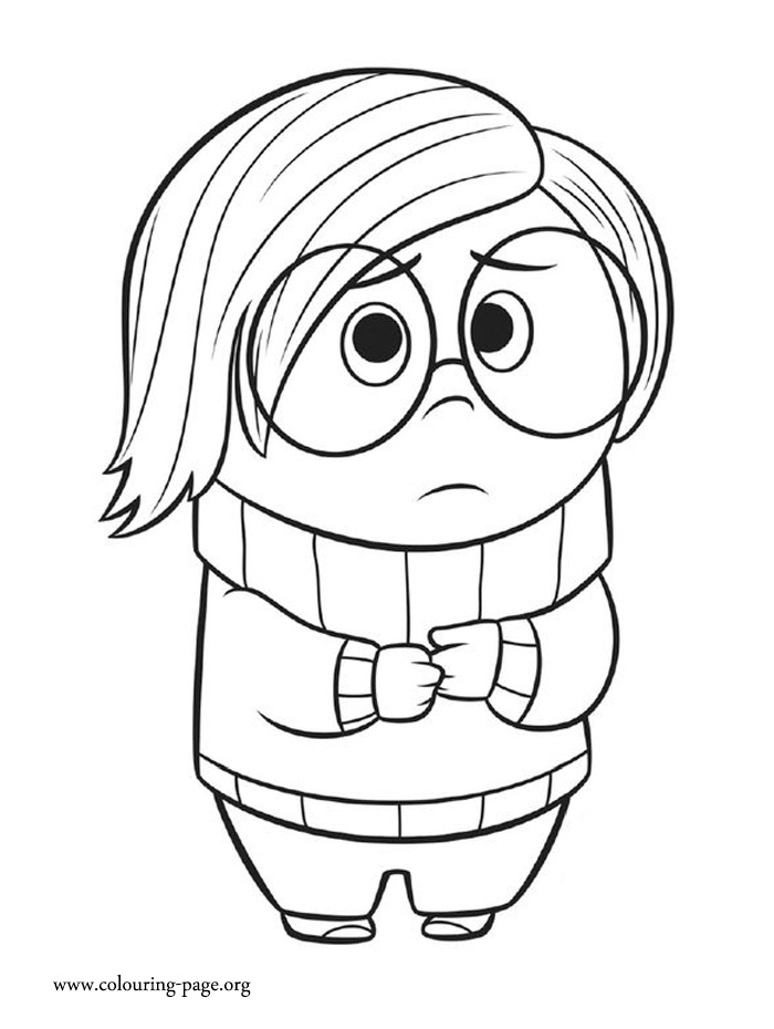 700x930 Inside Out Coloring Pages Characters