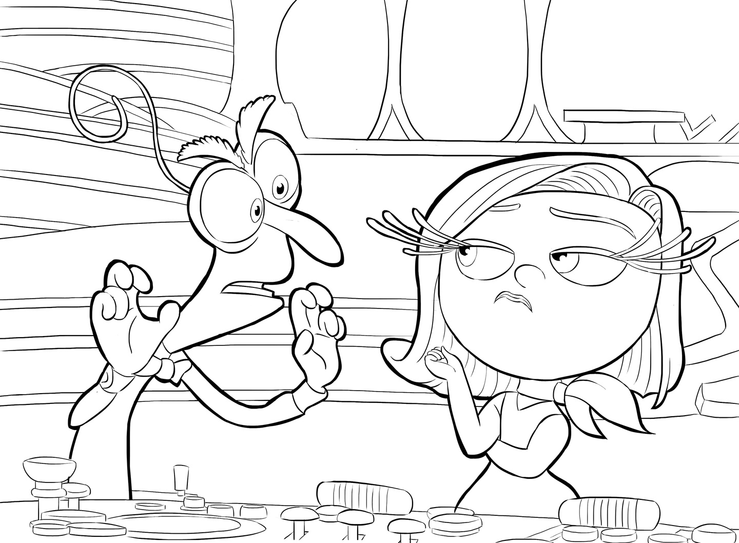 1440x1058 Inside Out Coloring Pages Coloring Kids