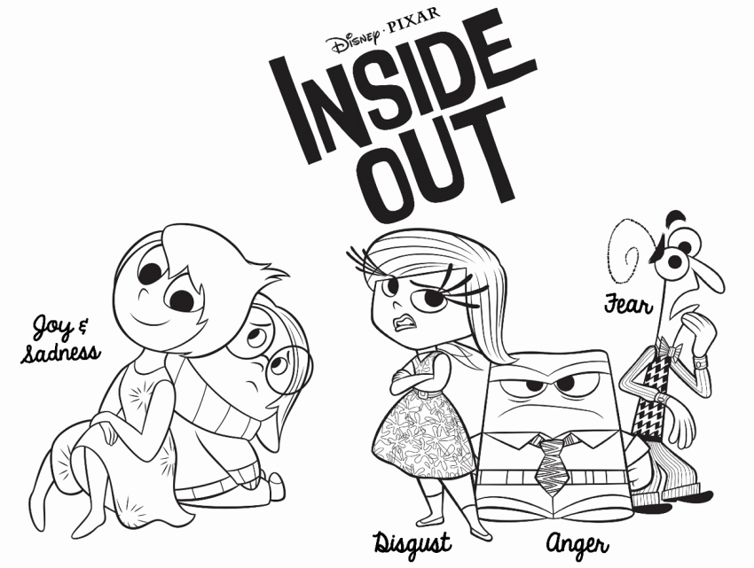Inside Out Coloring Pages Fear at GetDrawings | Free download