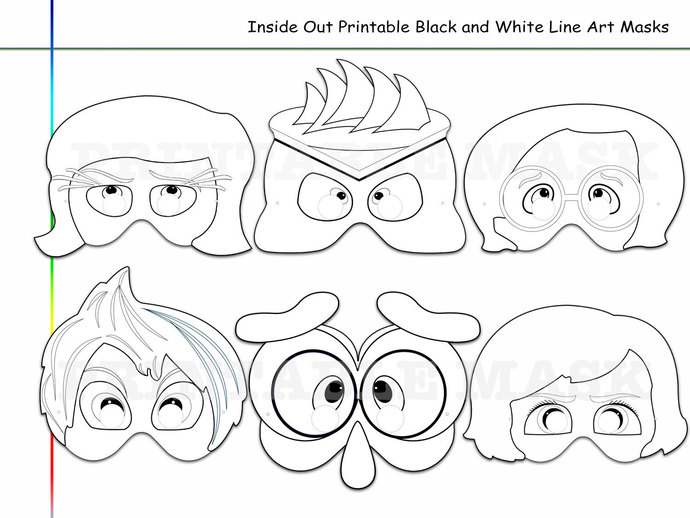 690x518 Coloring Pages Inside Out Printable Black