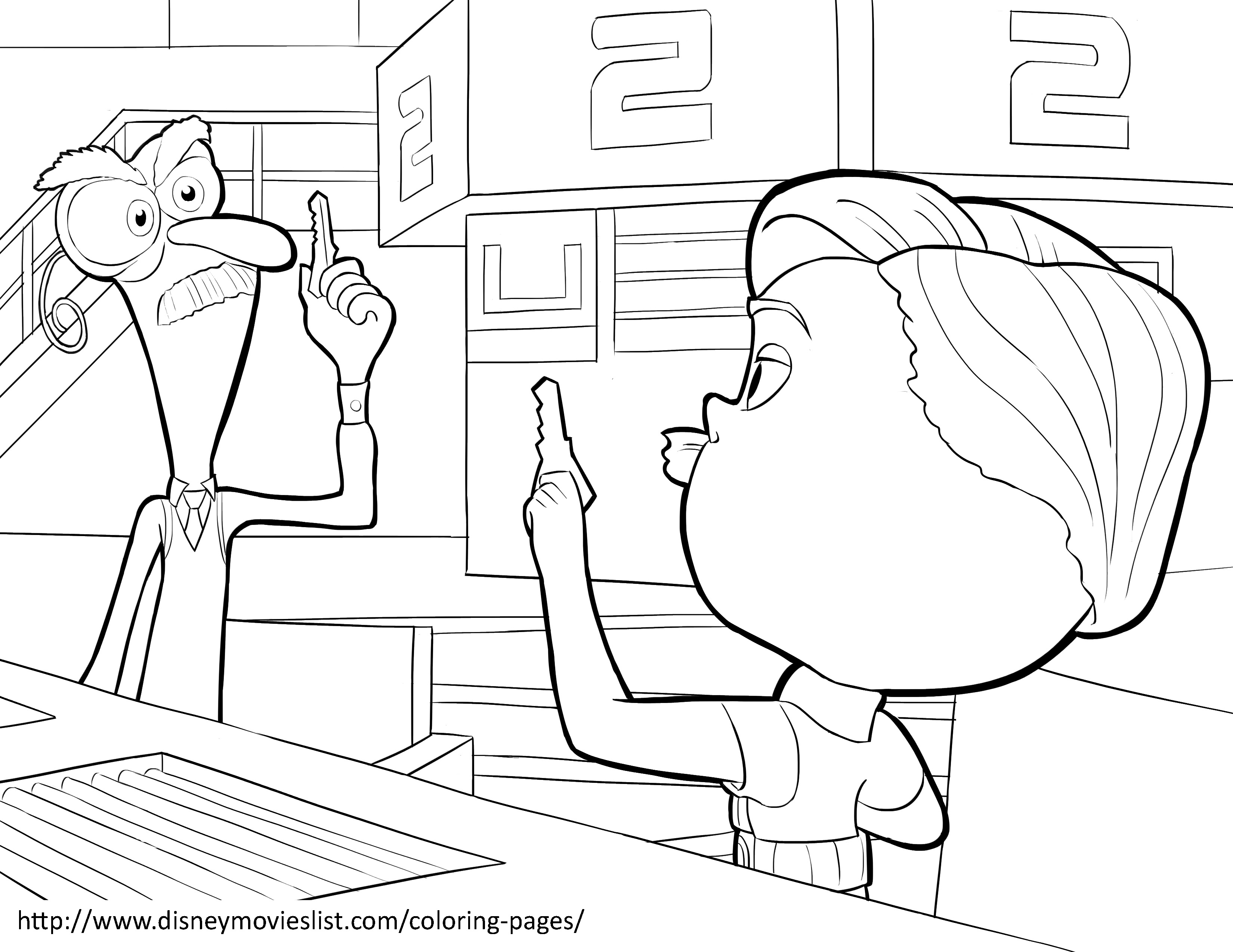 3300x2550 Disney's Inside Out Coloring Pages Sheet, Free Disney Printable