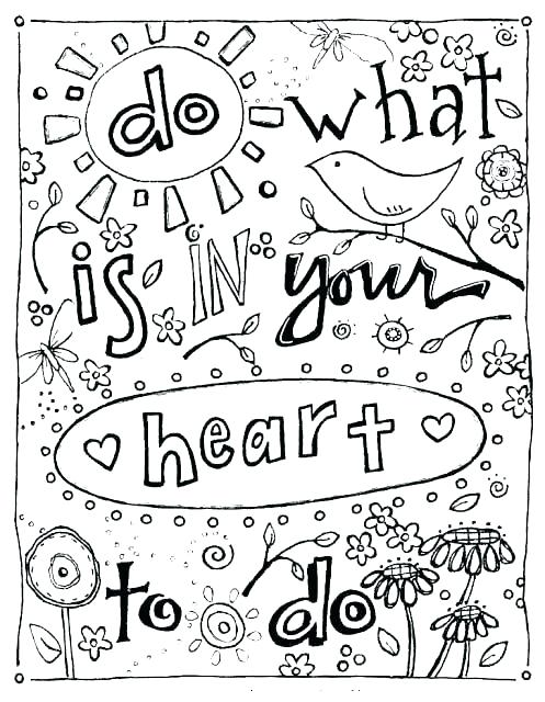 497x640 Inspirational Coloring Pages For Adults Free Simple Design