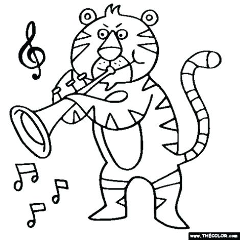 470x470 Coloring Pages Of Musical Instruments Music Instrument Coloring