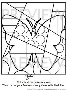 263x350 Pop Art Interactive Coloring Sheets For Spring