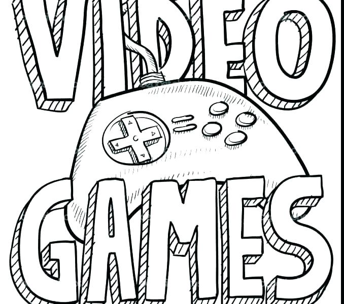 678x600 Video Game Coloring Pages Video Game Coloring Pages Coloring Books