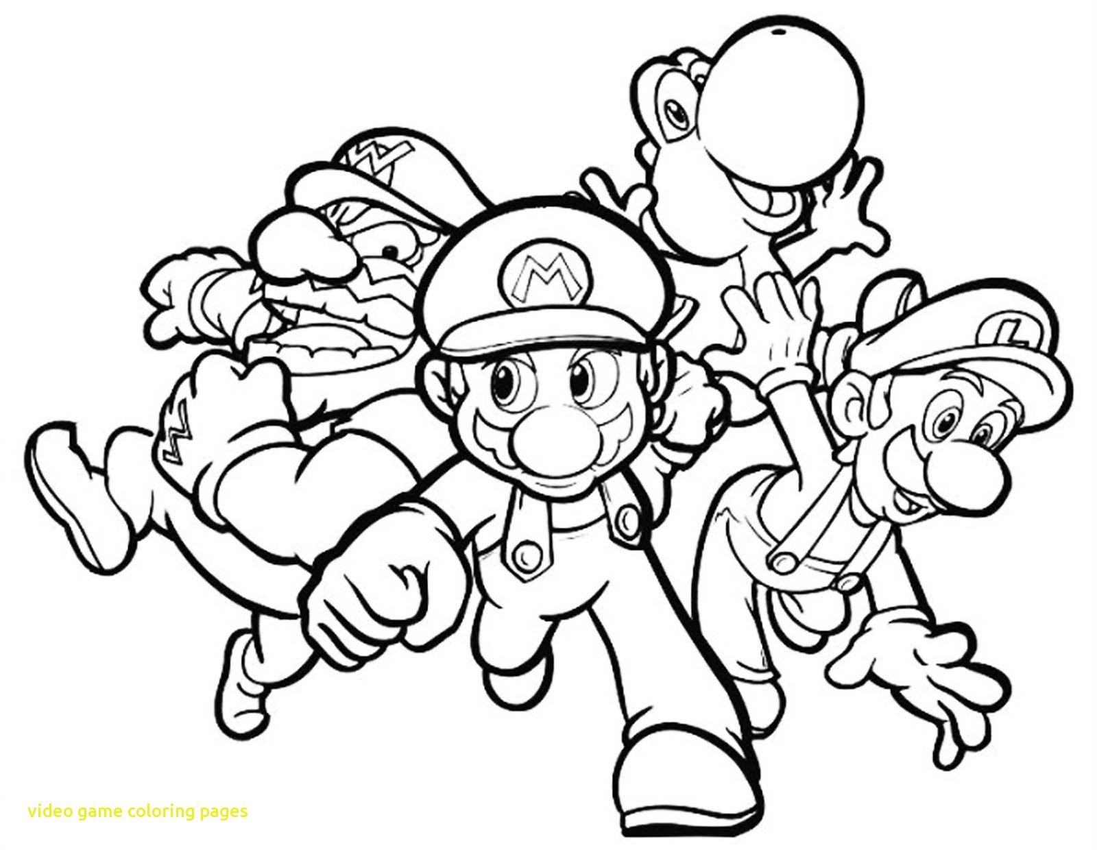 1600x1240 Video Game Coloring Pages With Adult Games Colouring
