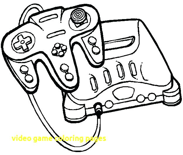 624x528 Video Game Coloring Pages For Adults
