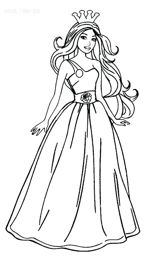 502x850 Coloring Pictures Of Barbie Barbie Princess Coloring Pages Car