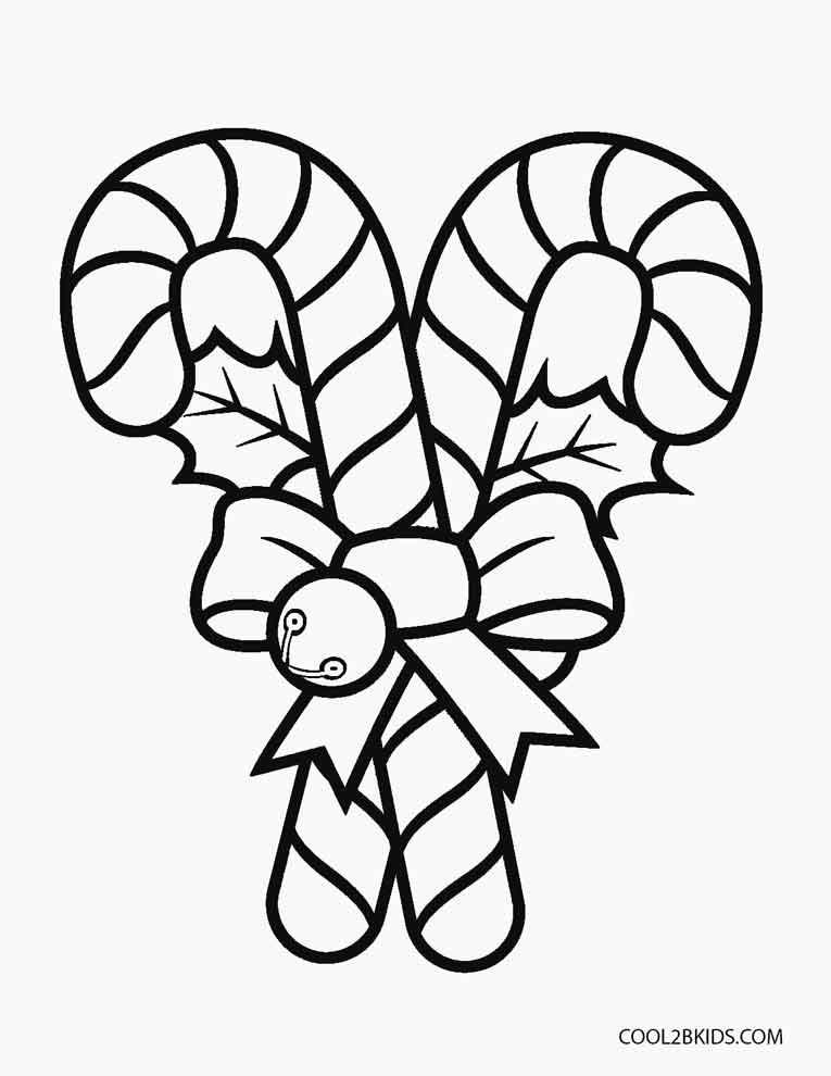 765x990 Free Printable Candy Cane Coloring Pages For Kids