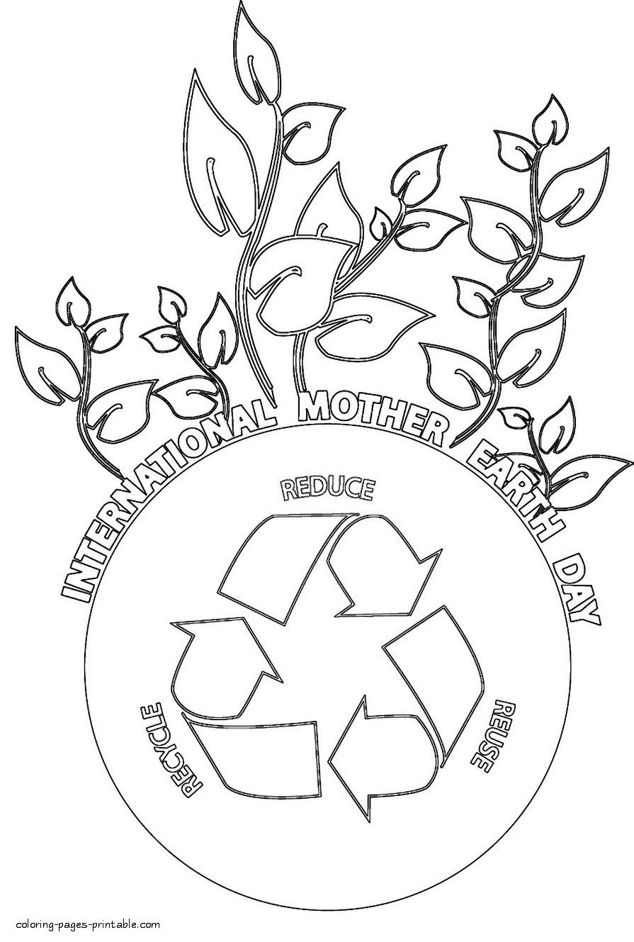 895x1329 Mother Earth Coloring Pages Printable Day International
