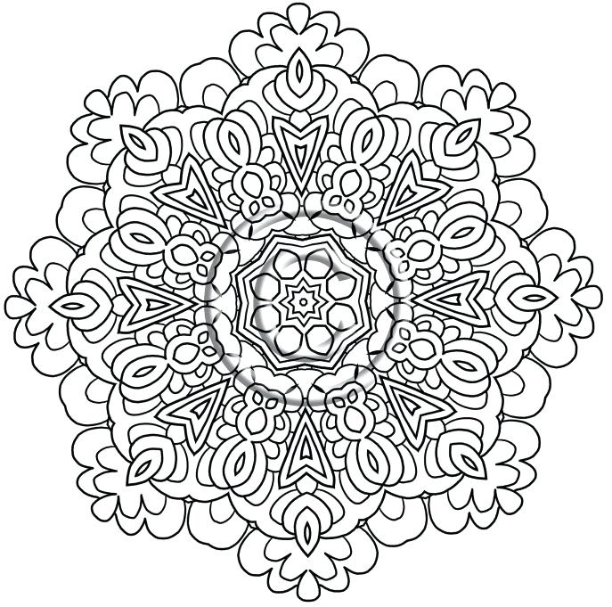 687x681 Outstanding Free Intricate Coloring Pages Intricate Coloring Books