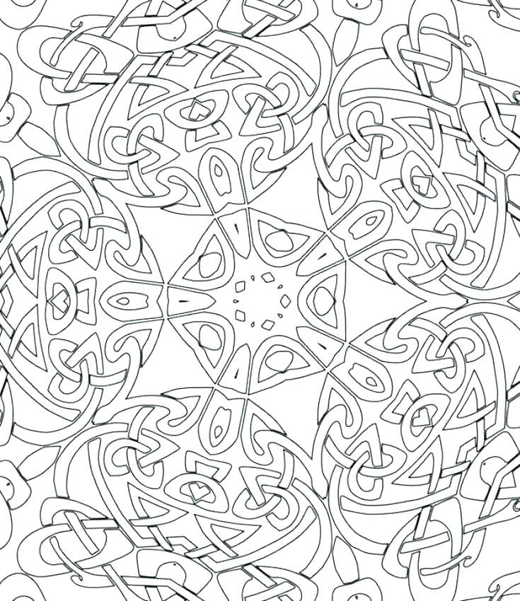 735x850 Intricate Mandala Coloring Pages Printable Abstract Coloring Pages