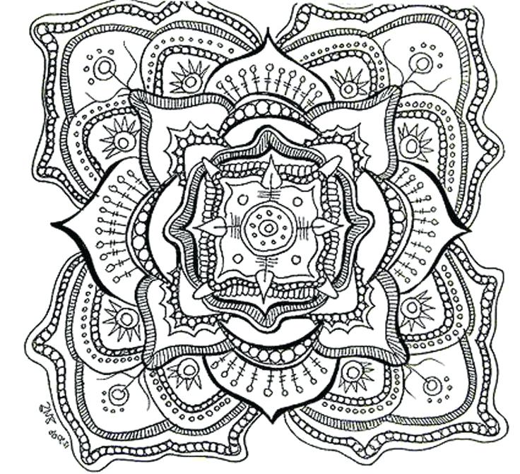 736x671 Fresh Intricate Coloring Pages Adults For Downloadable Coloring