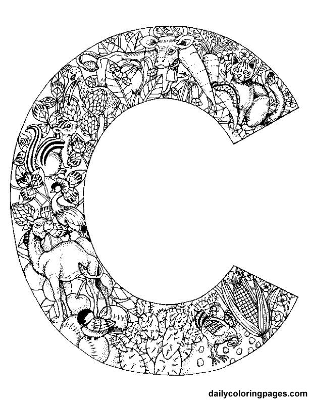 612x792 Intricate Alphabet Coloring Pages,intricate Coloring Pages