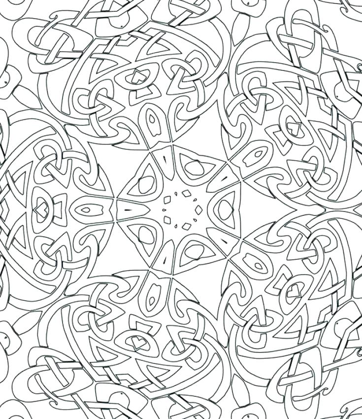 735x850 Intricate Coloring Pages Printable
