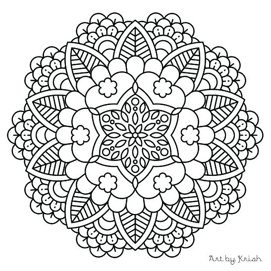 547x547 Easy Mandala Coloring Pages Kids Mandala Coloring Pages Printable