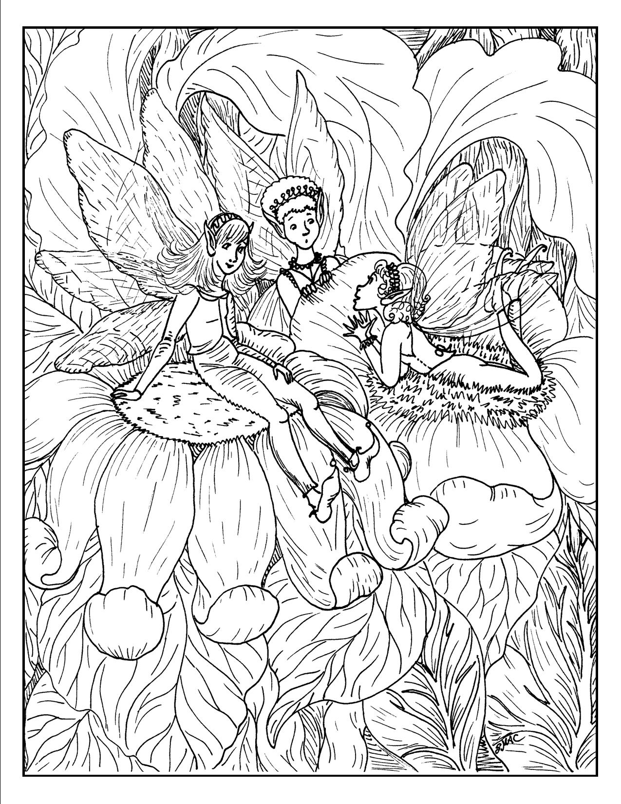 1275x1650 Fantasy Coloring Pages S Mac's Place To Be
