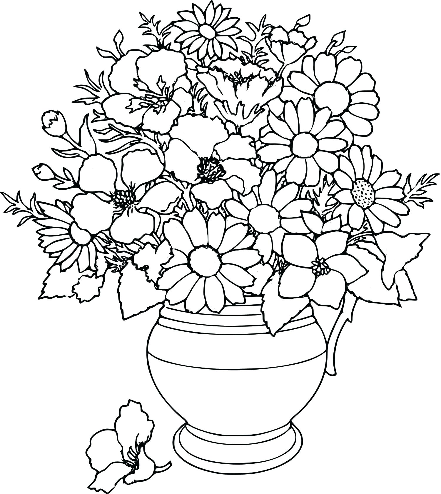 1500x1680 New Coloring Intricate Flower Coloring Pages