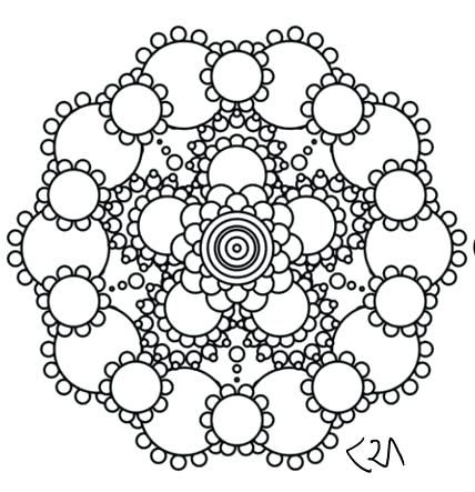 428x443 Henna Coloring Pages Intricate Mandala Coloring Pages Flower Henna