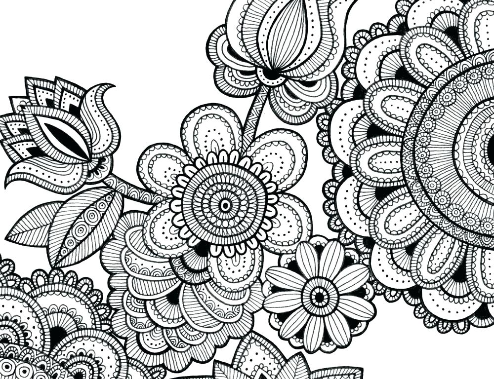 1000x768 Intricate Coloring Pages Mandala Adult Intricate Coloring Pages