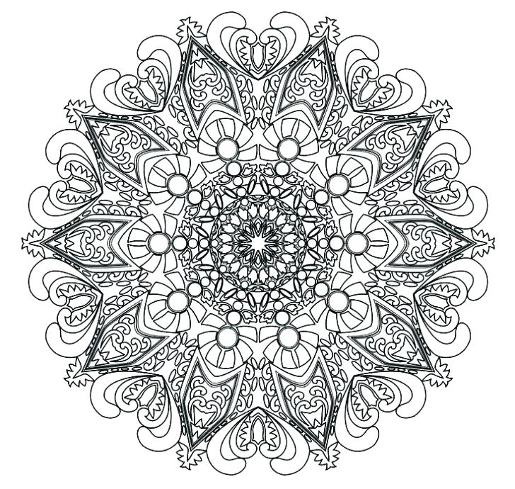 728x690 Trend Intricate Mandala Coloring Pages On Coloring Books